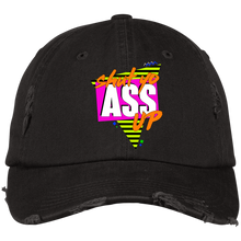 Load image into Gallery viewer, Shut Yo Ass Up Distressed Dad Cap
