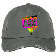 Load image into Gallery viewer, Shut Yo Ass Up &quot;Remix&quot; Distressed Dad Cap
